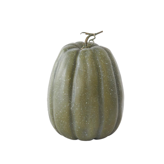 Calabaza Alta Verde Y Gris Moteada De 36 Cm