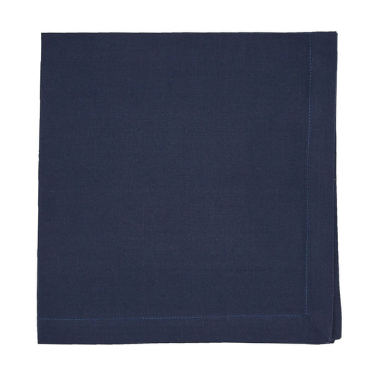 Servilletas de tela azul marino