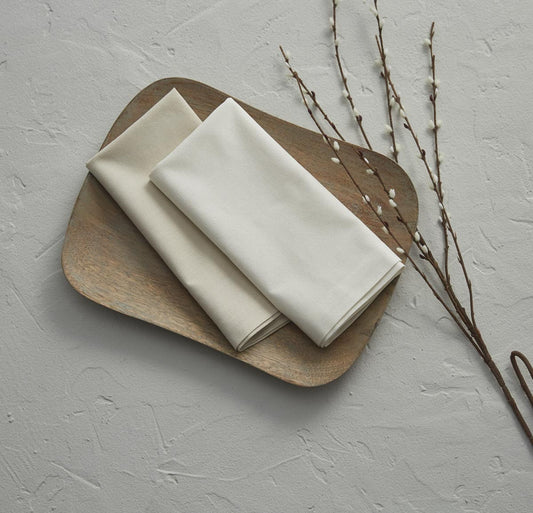 Servilletas de tela natural