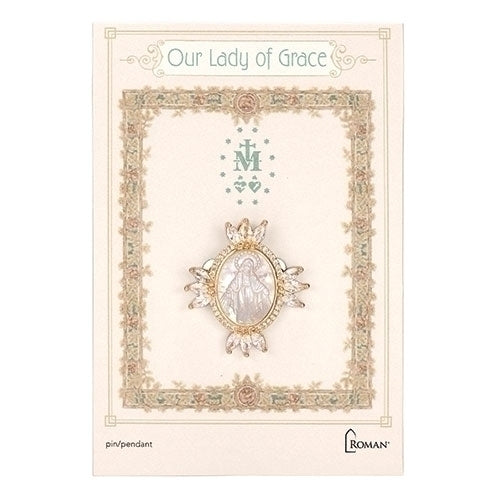 pin ovalado con 12 gotas dorado