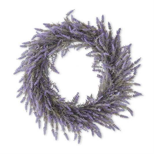 Corona Llena De Lavanda 24In