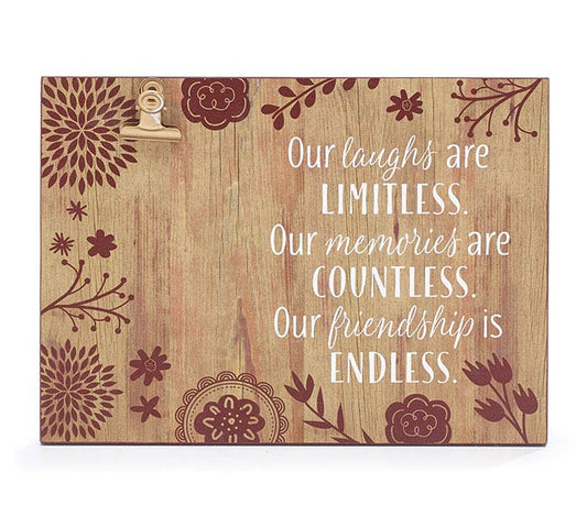 Marco de fotos our friendship is endless