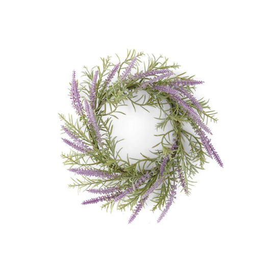 Corona de lavanda 14in