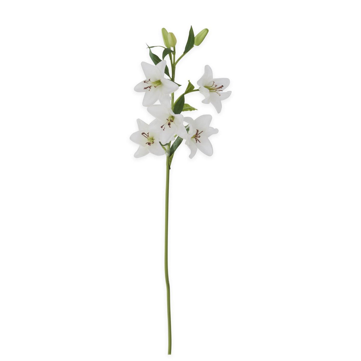 Rama lirio real touch blanco 30 pulgadas