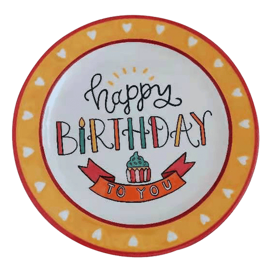 Plato happy birthday cumpleaños