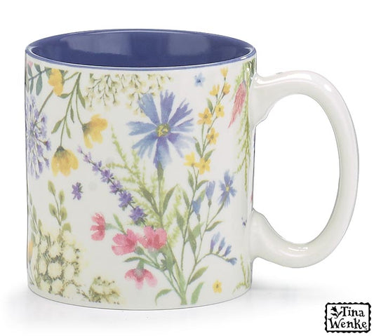 Taza de flores
