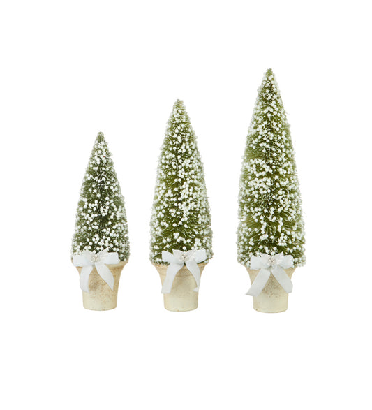 Arboles de puntos blancos