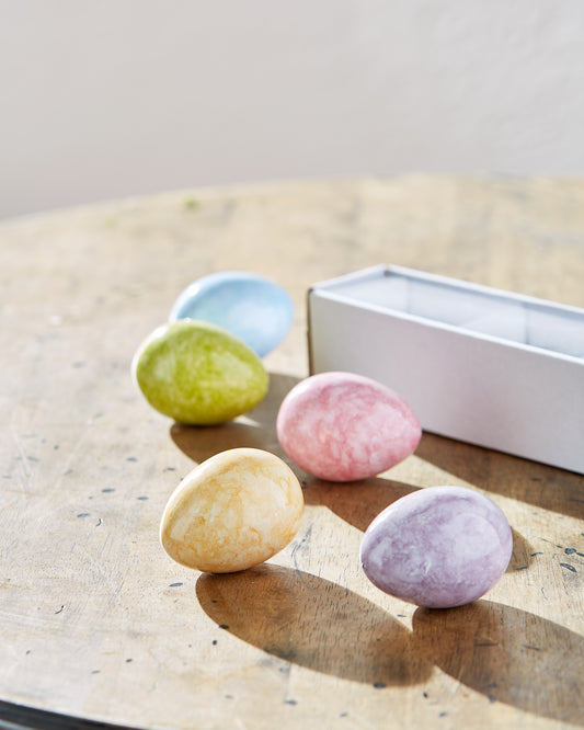 Caja De Huevos De Colores