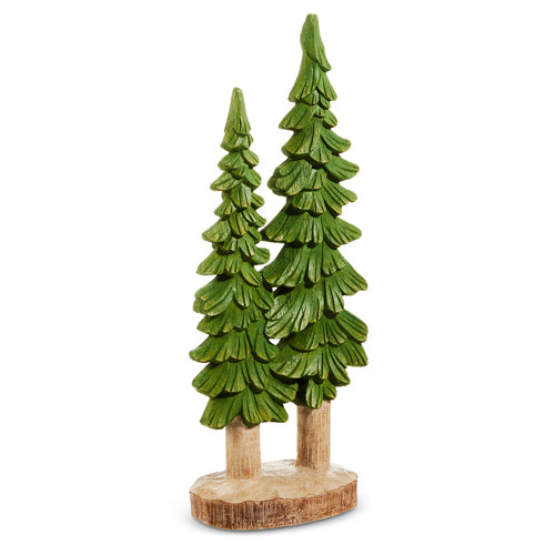 Arbol Verde Tallado 20.5In
