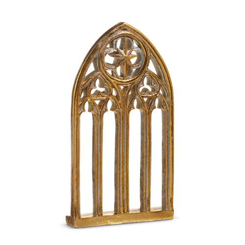 Ventana De Iglesia Dorada 10.75In