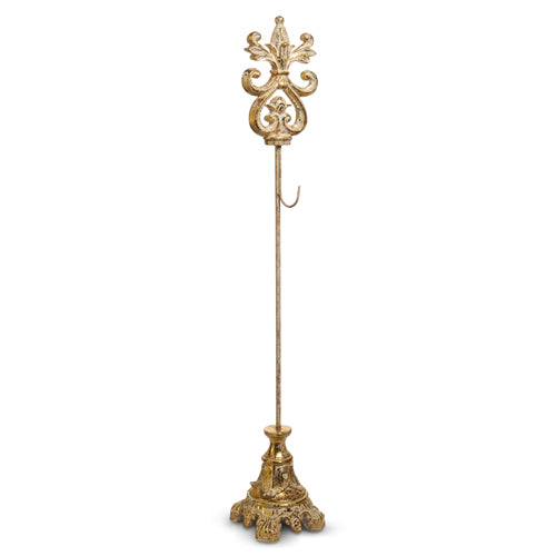 Colgador De Corona Dorado Acanto 32.5In