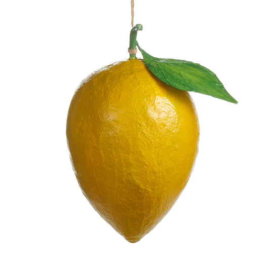 Limon papel mache 14.5 pulgadas