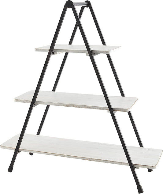 Escalera blanca y negra