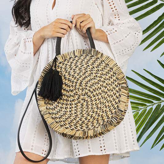 Bolsa de playa redonda