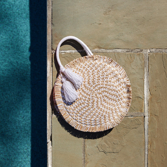 Bolsa de playa redonda