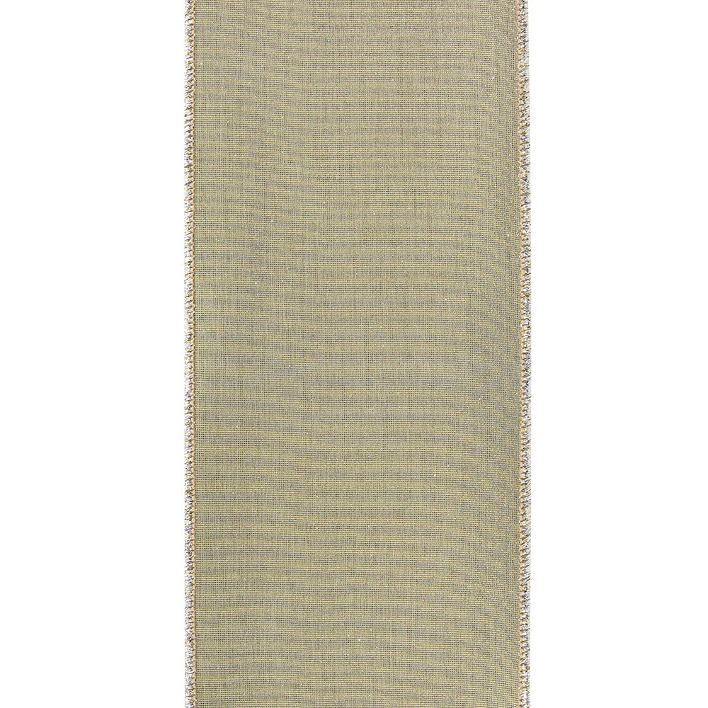 Liston velvet celeste con diseno dorado