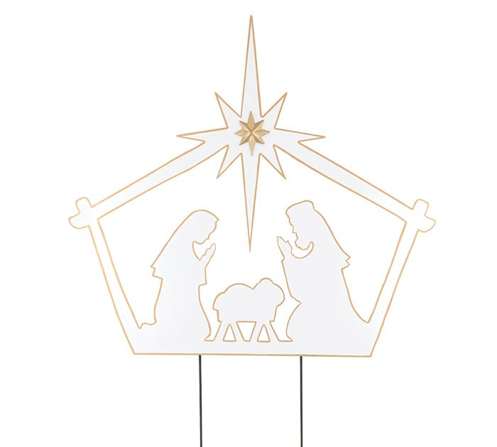 Rotulo de sagrada familia para jardin