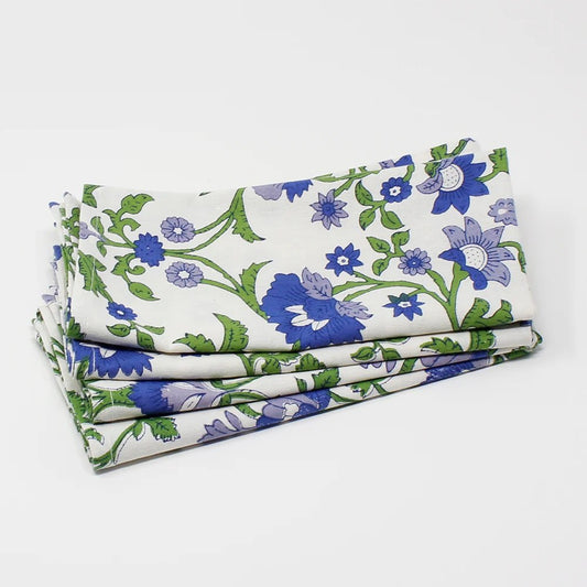 Servilletas de flores moradas priya