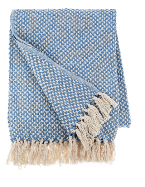 Colcha Azul Tejita