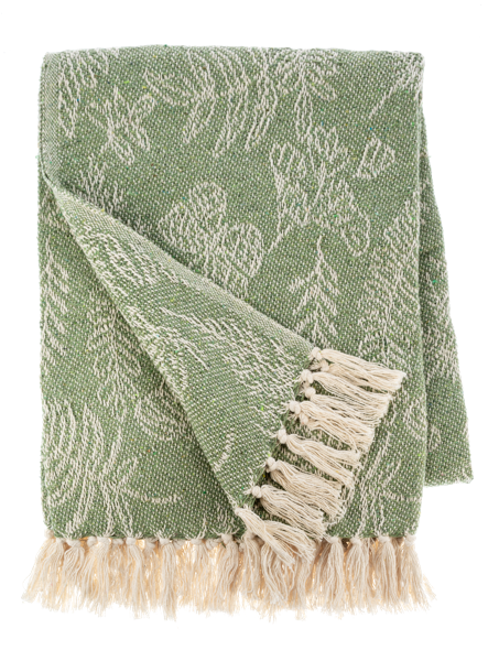 Colcha De Mariposas Verde