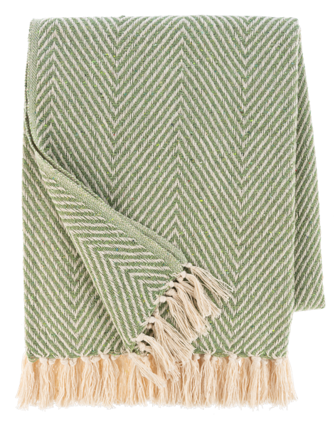Colcha Chevron Verde