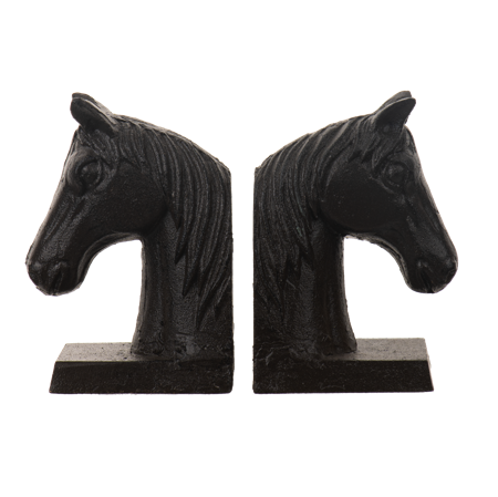 Sujetalibros de cabeza caballo