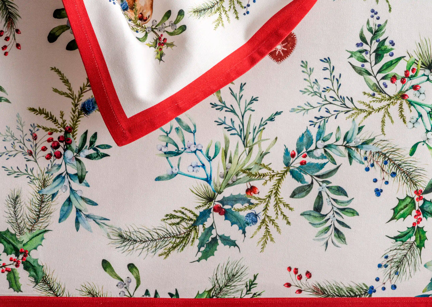 Servilletas de tela set of 4 holly time