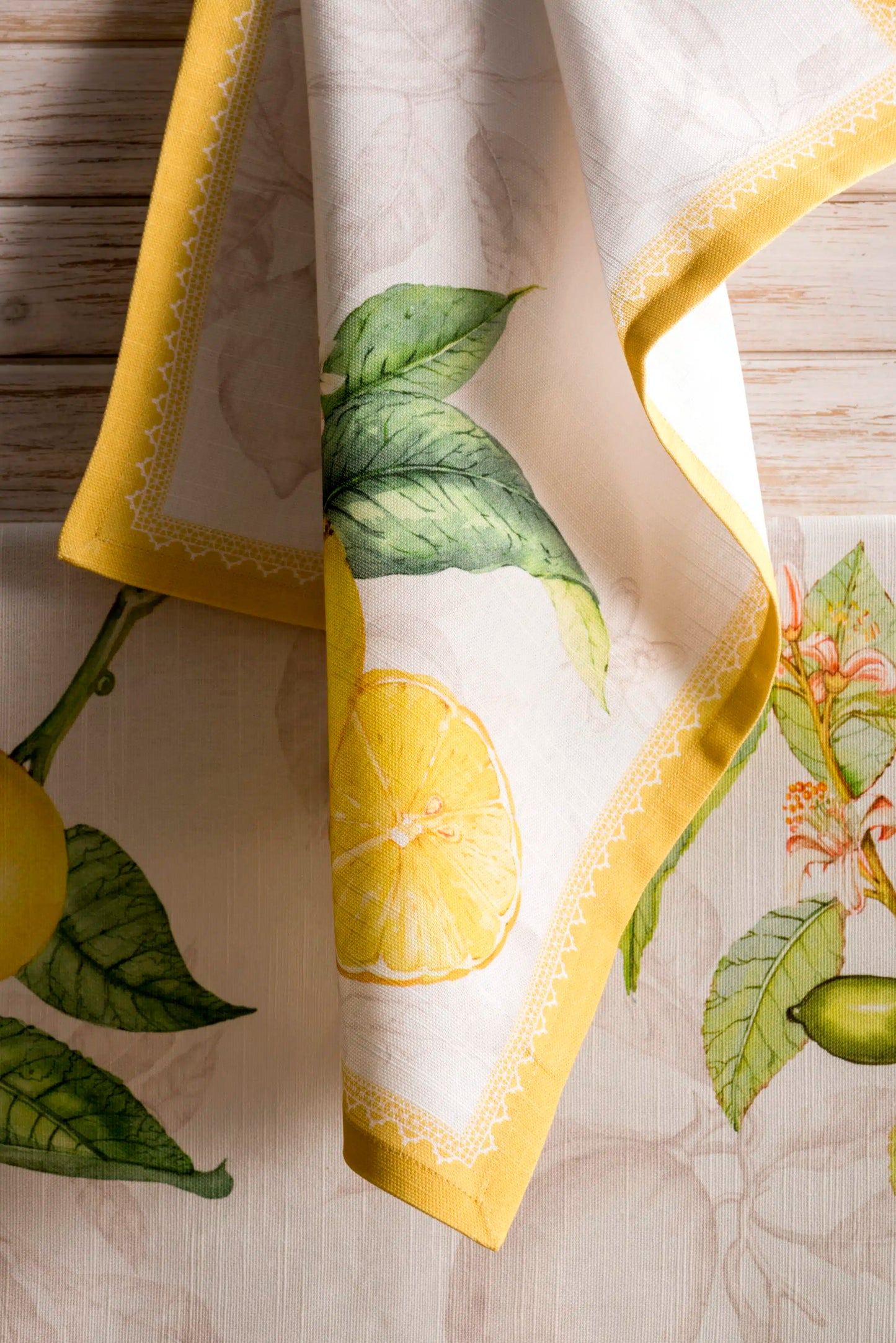 Servilletas de tela Limoncello set de 4