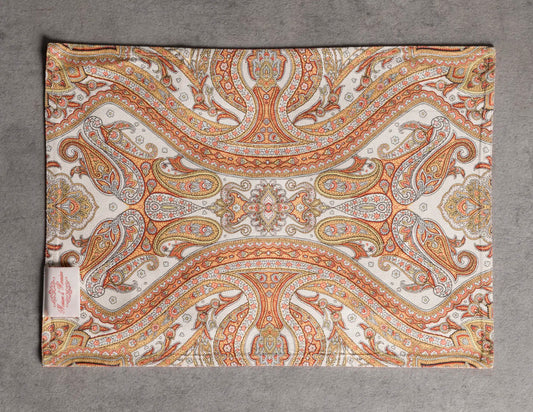 Individuales kashmir paisley