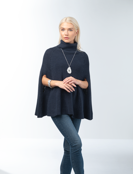 Poncho Con Cuello