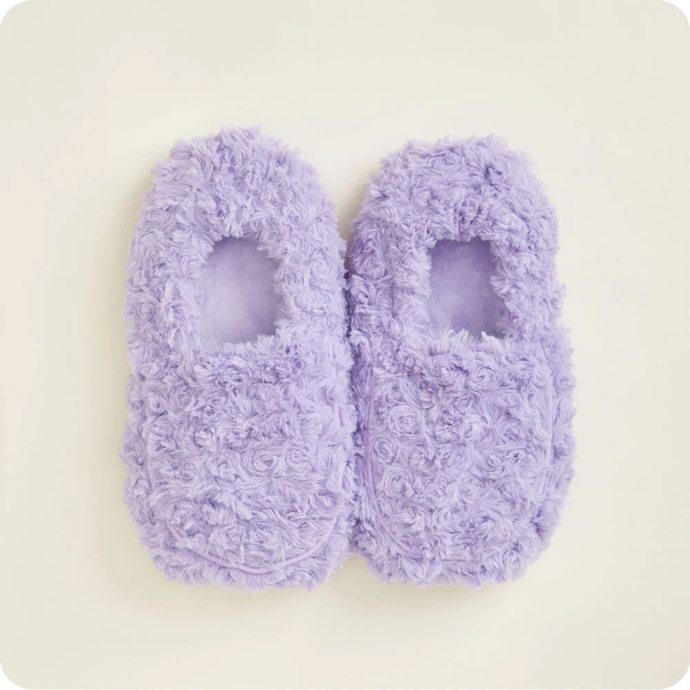 Pantuflas moradas