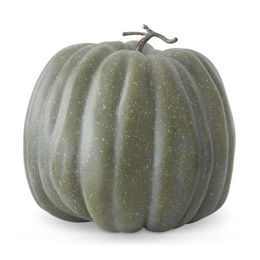 Calabaza Verde Y Amarilla Moteada De 48 Cm