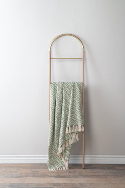 Colcha Verde Diamantes