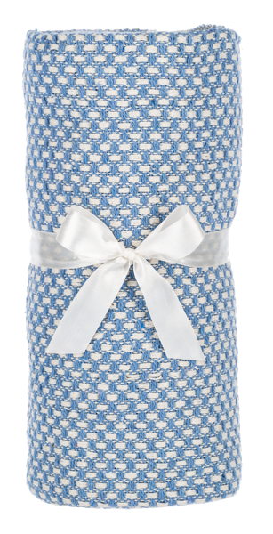 Colcha Azul Tejita