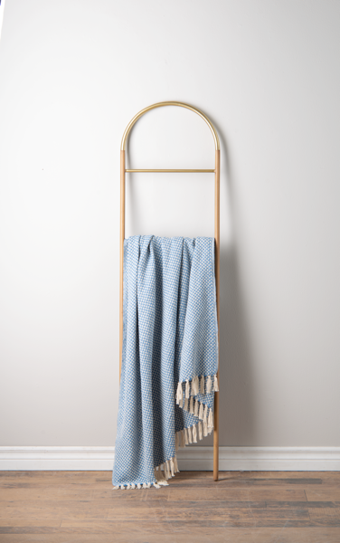 Colcha Azul Tejita