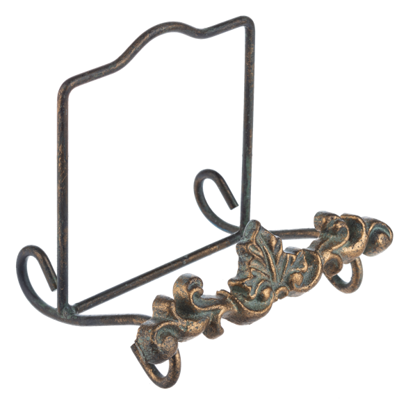 Porta plato con diseno frances