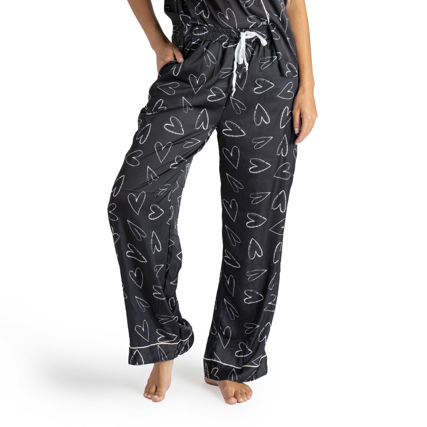 Pantalon de satin