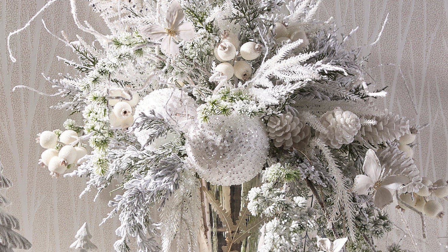 Frosted forest