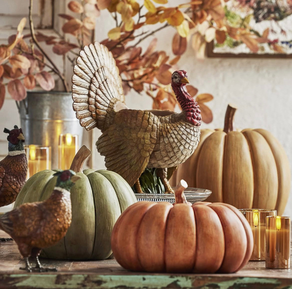 Calabazas de colores