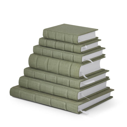 Libro de lona de algodón verde oliva