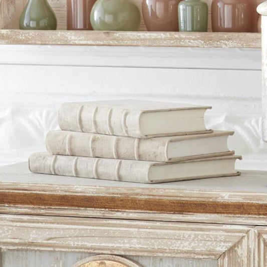 Libro de lona de algodón beige