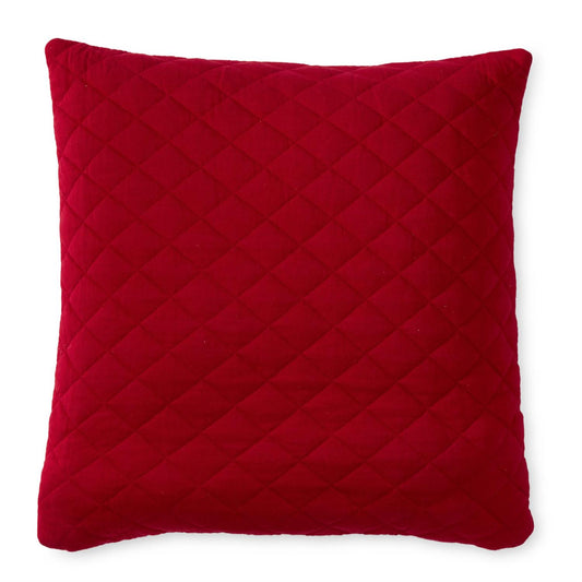Cojin acolchado rojo 20 in
