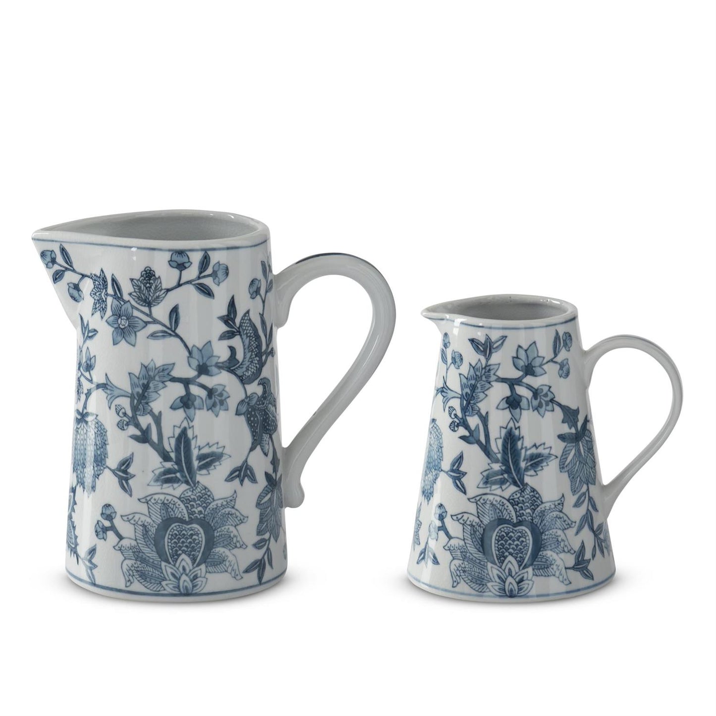 Pichel de porcelana azul y blanco