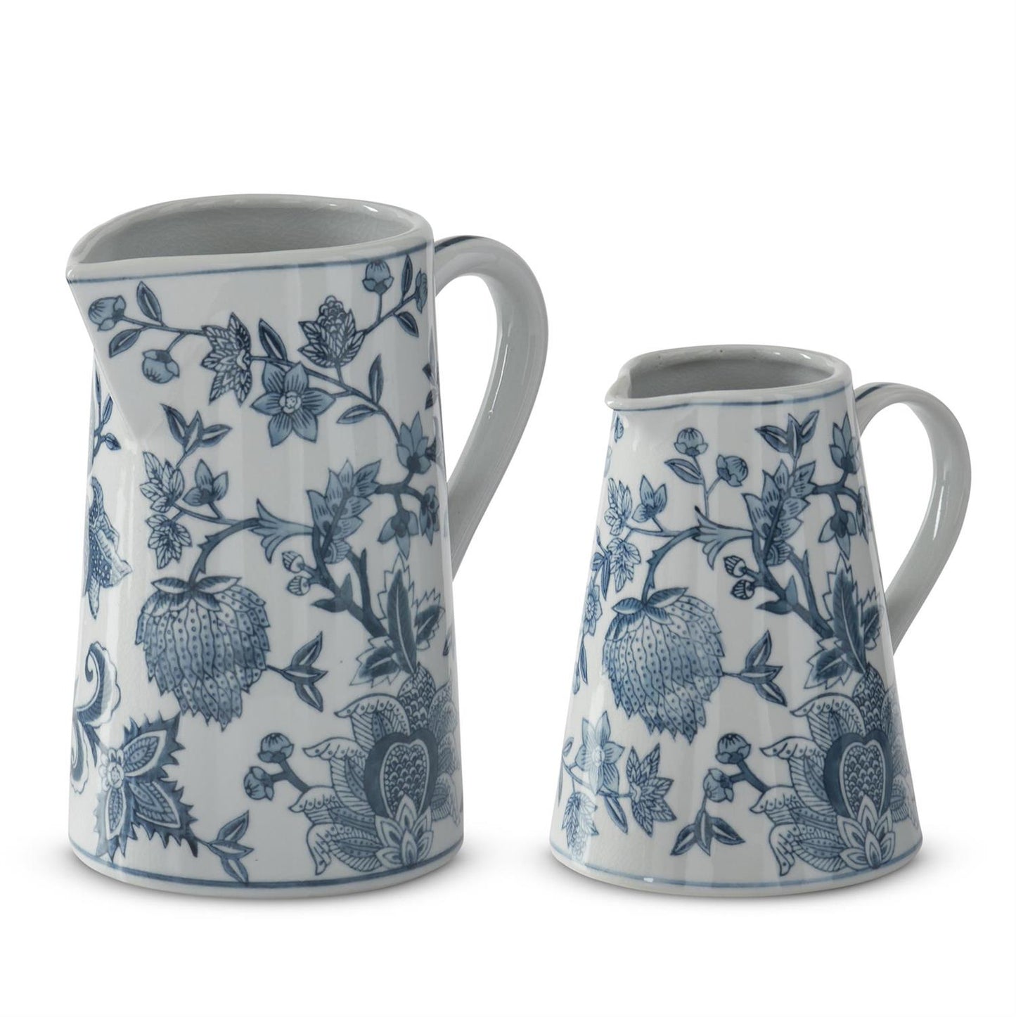 Pichel de porcelana azul y blanco