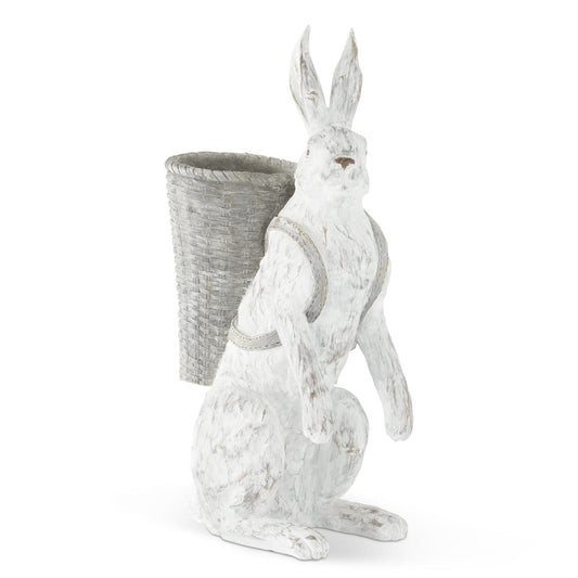 Conejo con canasta 22.5 pulgadas