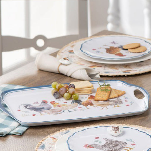 Azafate de gallinas melamina