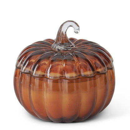 Velas de Calabaza De Vidrio Color cafe