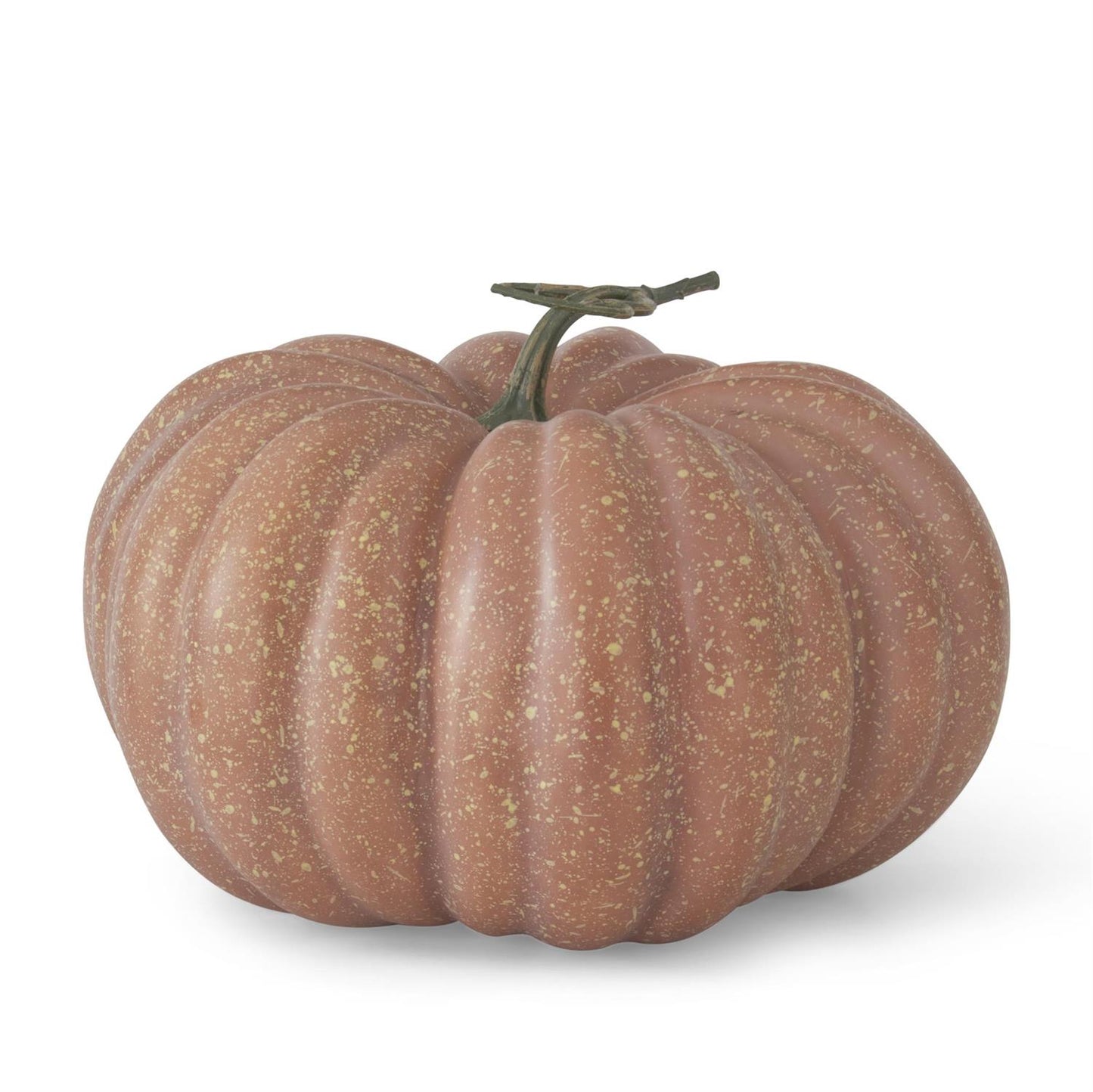 Calabaza moteada cafe y amarillo 7.75 in