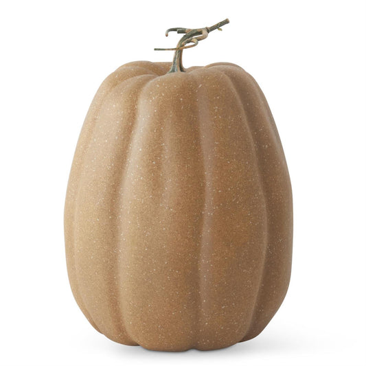 Calabaza moteada cafe y crema 14.25 in