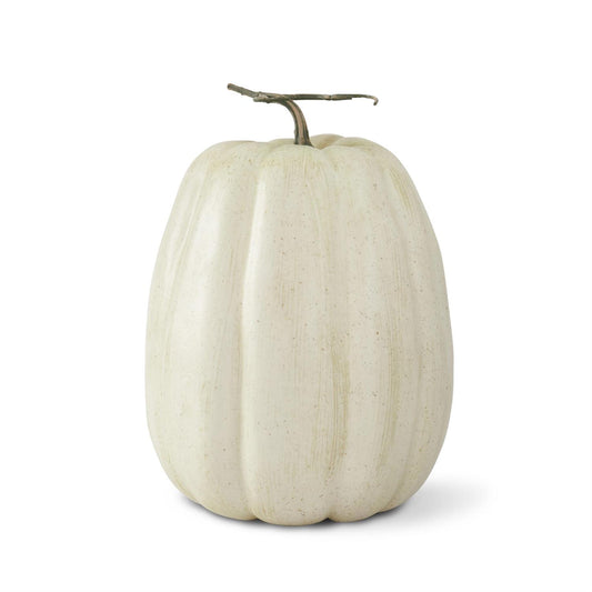 Calabaza alta moteada crema y arena 14.25 in